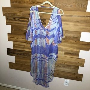 Kaitlyn colorful swimsuit coverup